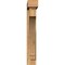 Ekena Millwork Imperial Block Rough Sawn Bracket w/ Offset Brace, Western Red Cedar, 6"W x 28"D x 40"H BKT0604X28X40IMP05RWR - alternate 3